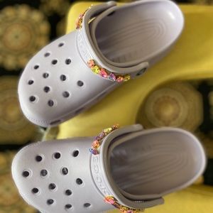 Custom Crocs - Purple Sparkle
